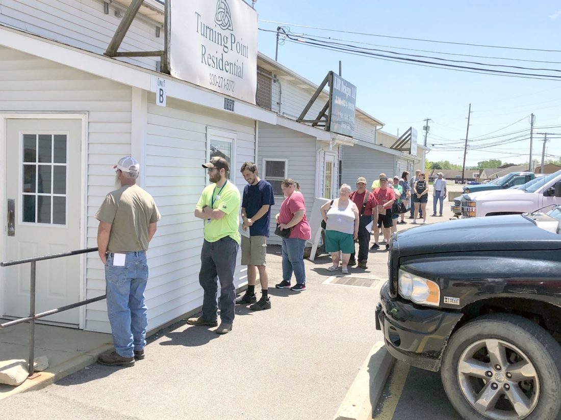 The line forms to the rear News, Sports, Jobs Morning Journal